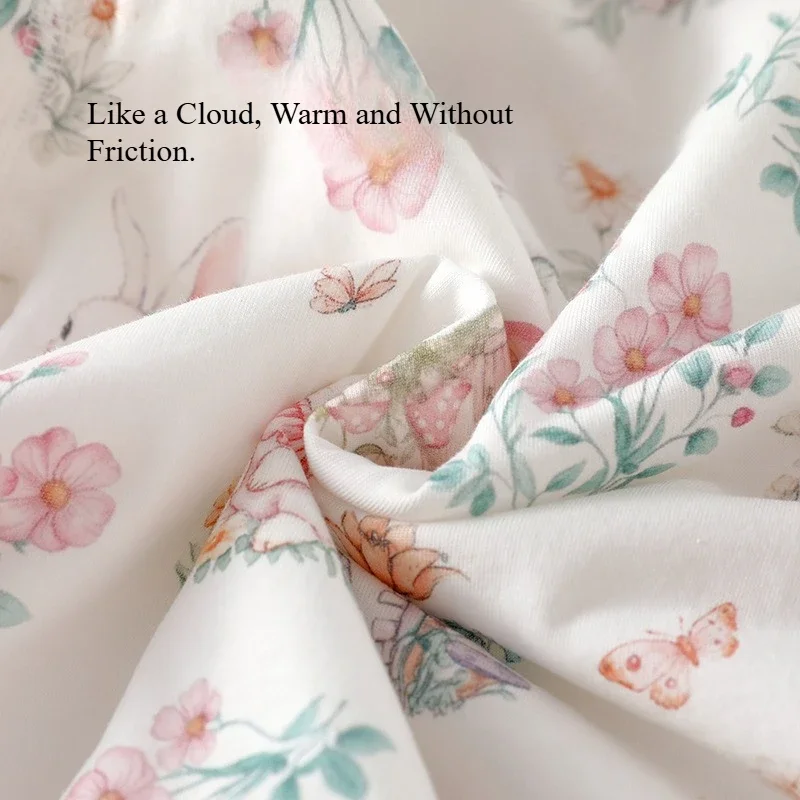 Mono cálido y grueso con sombrero para niña, pelele de manga larga con estampado bonito Unisex para invierno, pelele suave y cómodo para exteriores para niño - imagen 3