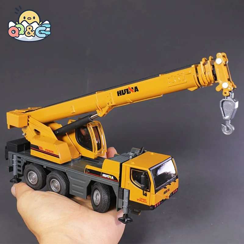 Huina 1702 Camión grúa de aleación – Juguete de construcción - imagen 5
