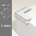 L-shaped acrylic 