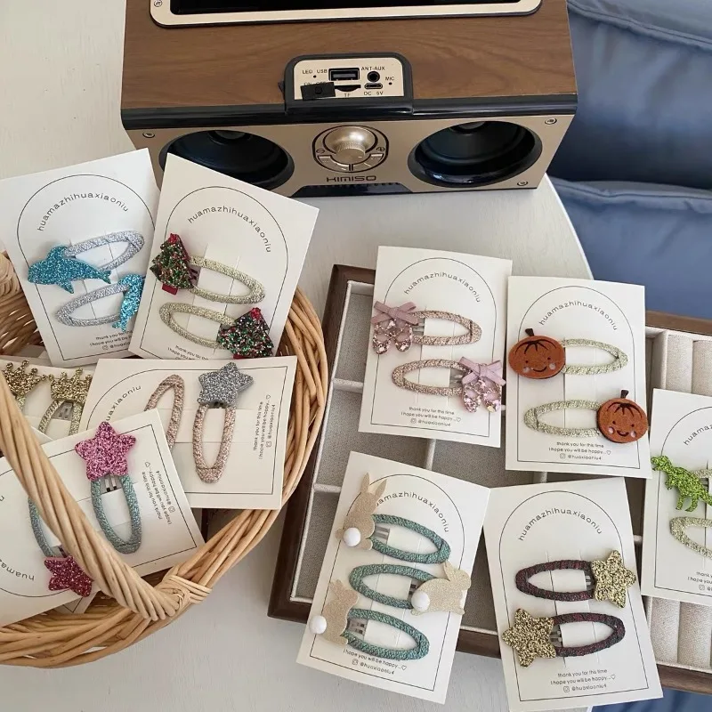 2 unids/set lindo Rosa zapatos de baile flequillo Clip accesorios para el cabello para niña princesa coreana Clip de pelo antioxidante BB Clip sombreros para niños - imagen 2