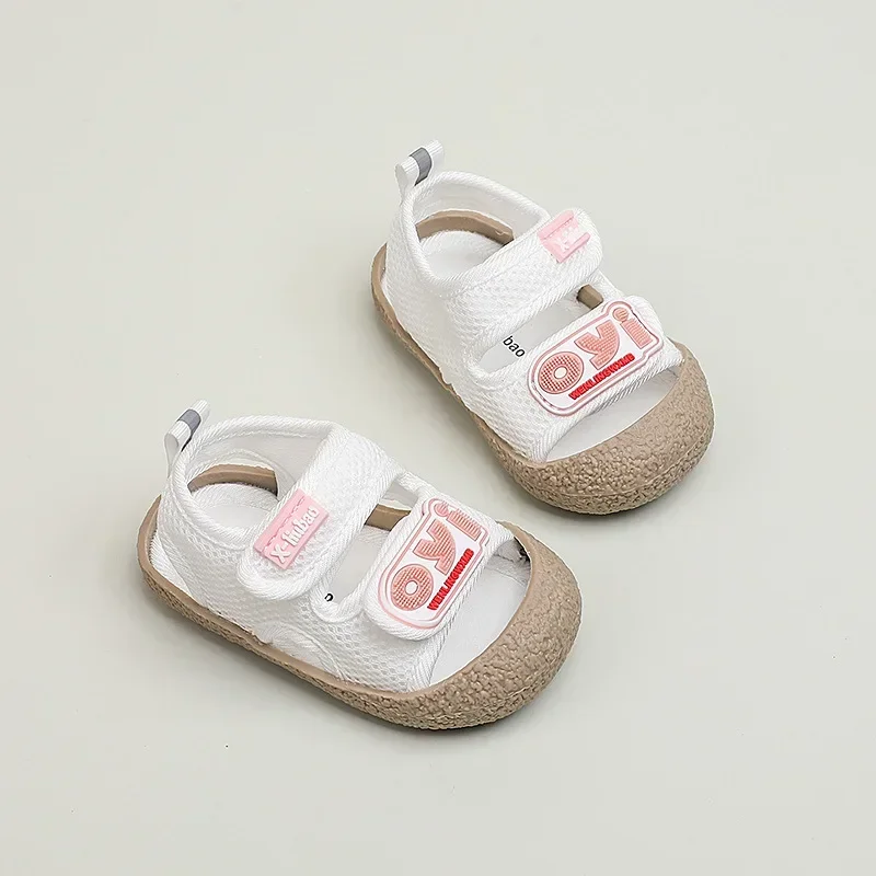 Sandalias de goma antideslizantes para niños, zapatos de suela suave para caminar, malla transpirable para niños y niñas, 1-2-3 - imagen 5