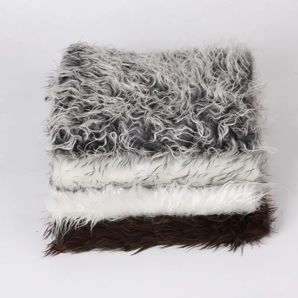 Newborn Baby Furry Blanket Basket Stuffer for Photography Photo Props