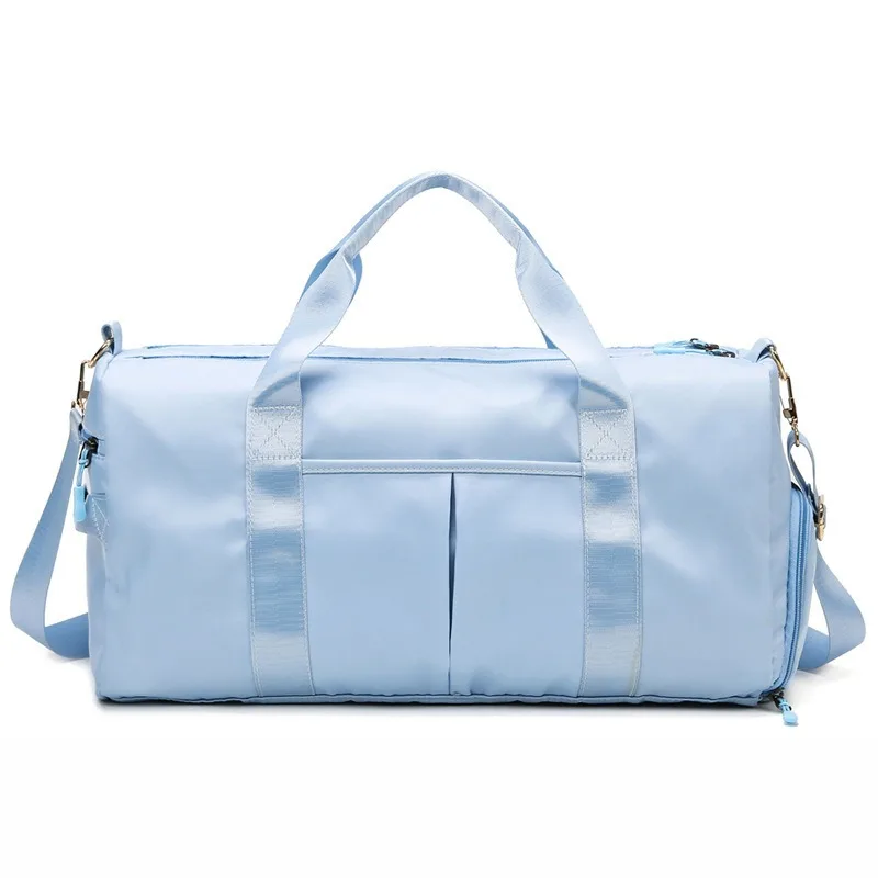 Bolsas de viaje de moda para mujer, bolso deportivo de gran capacidad para hombre, bolso de fin de semana impermeable, bolso de mensajero femenino de viaje seco y húmedo - imagen 4