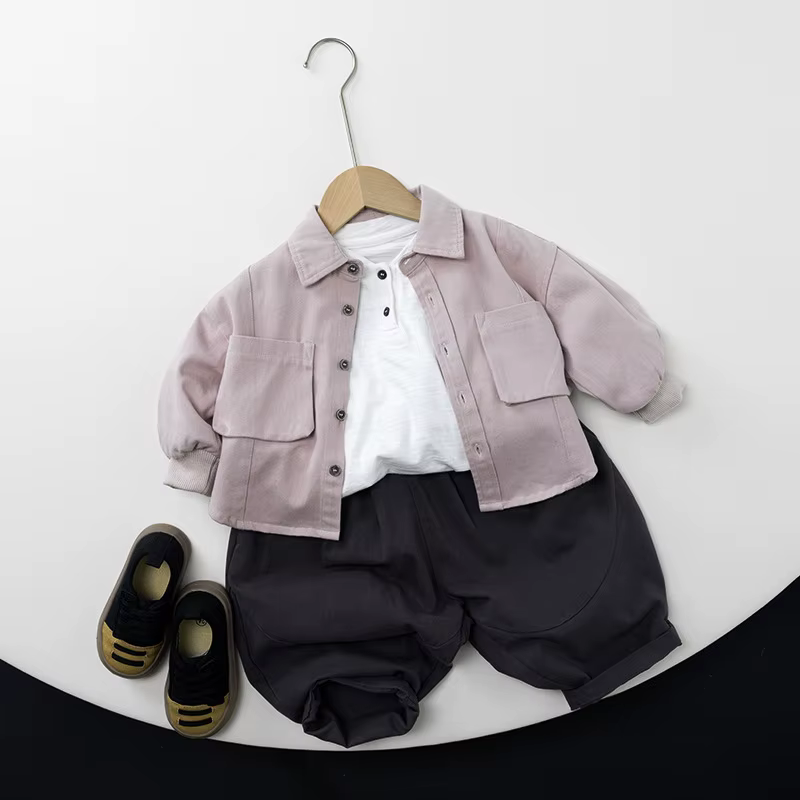 MILANCEL Camiseta de algodón con letras para niños - imagen 4