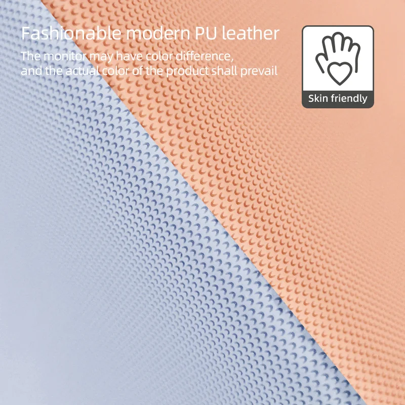 Cambiador de bebé con cubierta de PU impermeable y limpia, cambiador de bebé de PU, cuidado de cuero, cambiador, almohadilla táctil de masaje para bebé - imagen 4