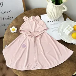 Ropa de protección solar transpirable para bebé, sensación de luz, cambio de Color, diseño con capucha, capa de protección solar para niños UPF 50+ de manga larga