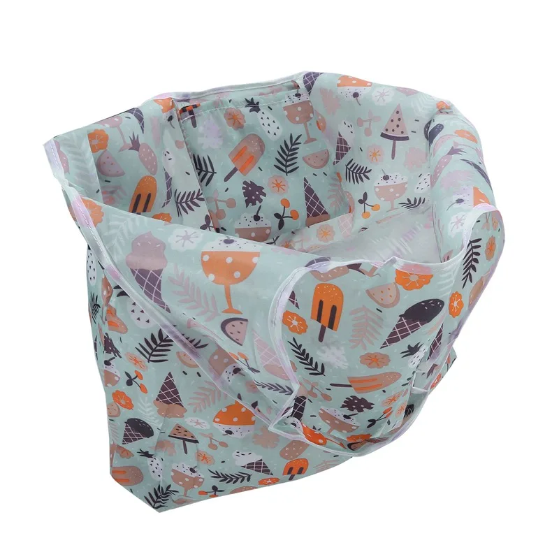 Bolsa maternal reutilizable ecológica – Plegable floral para compras - imagen 4