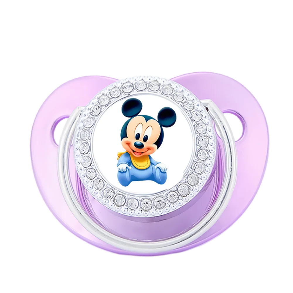 Chupete de nuevo color, chupete lujoso para bebé, chupete de silicona para recién nacido, tetinas brillantes para bebé, gel de dentición masticable sin BPA para bebé - imagen 5