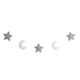 gray star white moon