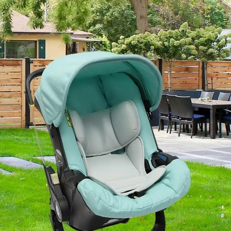 Soporte de cabeza y cuerpo para cochecito de bebé, cojín Extra suave, cómodo - imagen 2