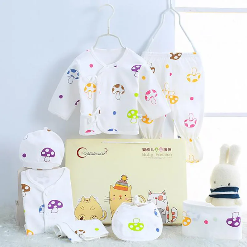 Conjunto estampado de algodón para recién nacida – Ropa bebé niña - imagen 2