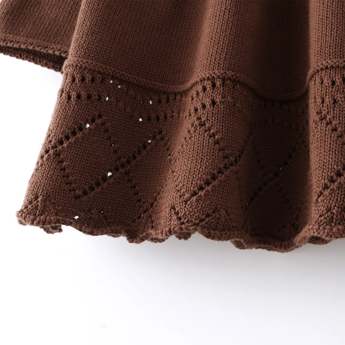 Vestido suéter de punto de algodón para niña pequeña, ropa informal de manga larga para primavera y otoño - imagen 4