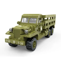 Camión militar de juguete para construir con bloques - Segunda Guerra Mundial