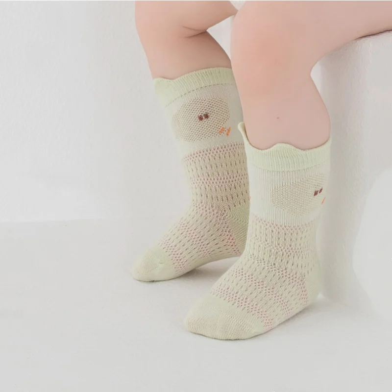 Calcetines finos de verano para bebé – Malla de algodón con dibujos - imagen 3