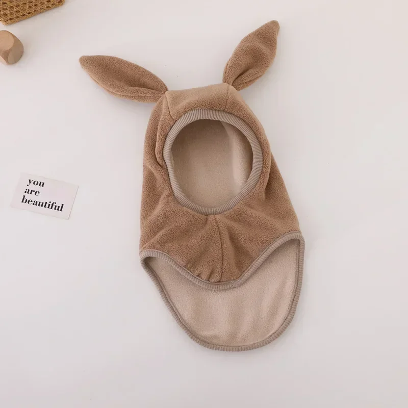 Gorro con orejas de conejo para bebé, cortaviento invierno exterior - imagen 3