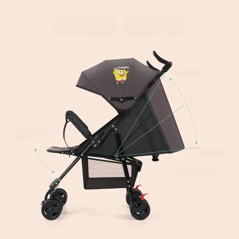 Cochecito ligero reclinable y plegable para bebé - imagen 5