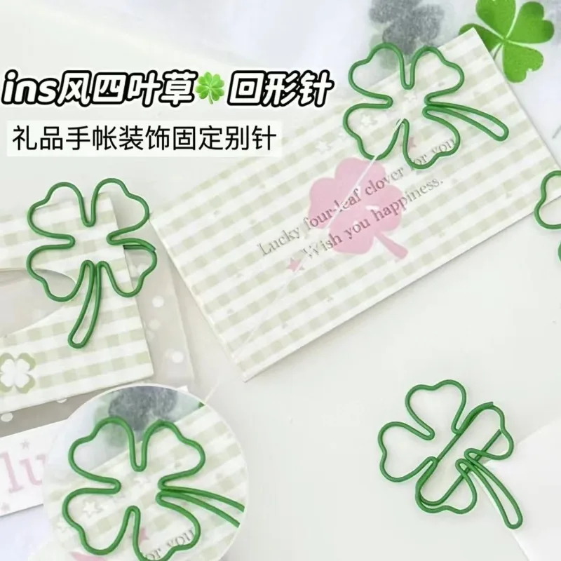 Clips verdes decorativos para álbum de scrapbook y carpetas - imagen 2