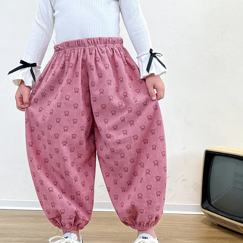 MILANCEL pantalones de pana harem para niños, informales primavera - imagen 3