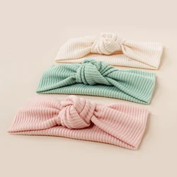Diadema trenzada para bebé – Pack de 3 bandas lisas sport