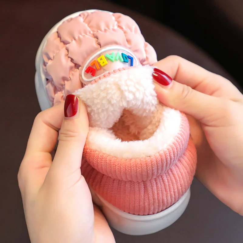 Botas de invierno antideslizantes para niños – cálidas de algodón - imagen 2