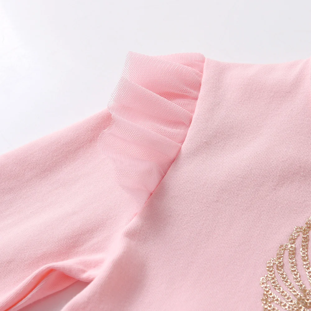 DXTON Vestido unicornio infantil de manga larga - estilo princesa - imagen 4