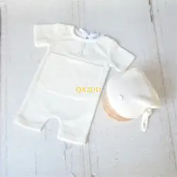 Conjunto de algodón para bebé – Gorro y peleles regalo nacimiento