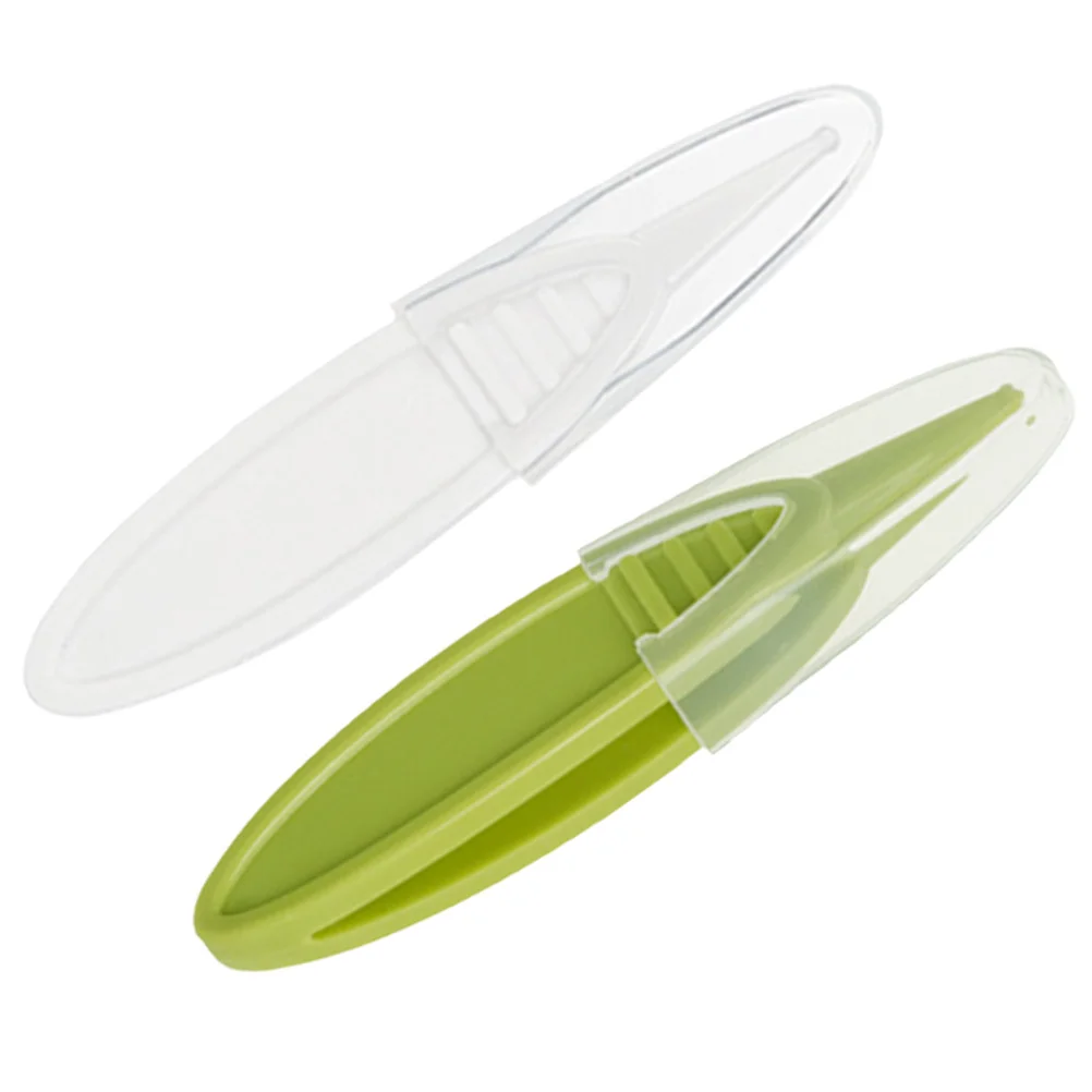 Clip limpiador de nariz para bebé, pinzas de punta redonda, herramienta de limpieza de ombligo y oreja infantil, diseño antideslizante, uso seguro y cómodo, 2 uds. - imagen 5