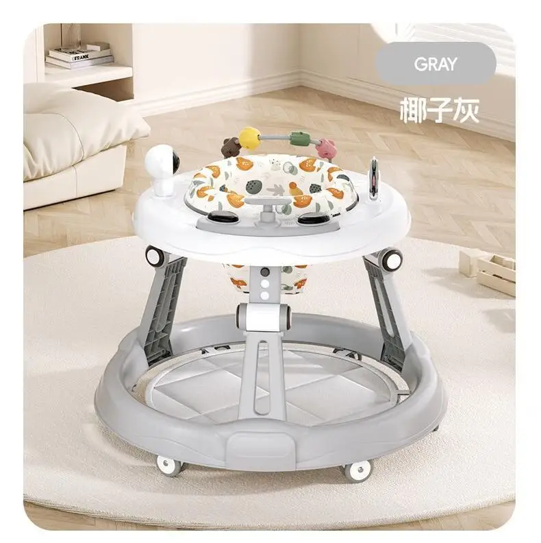 Andador de bebé multifuncional anti-o-pierna, andador de bebé antivuelco anticaída, andador de bebé con rueda - imagen 5