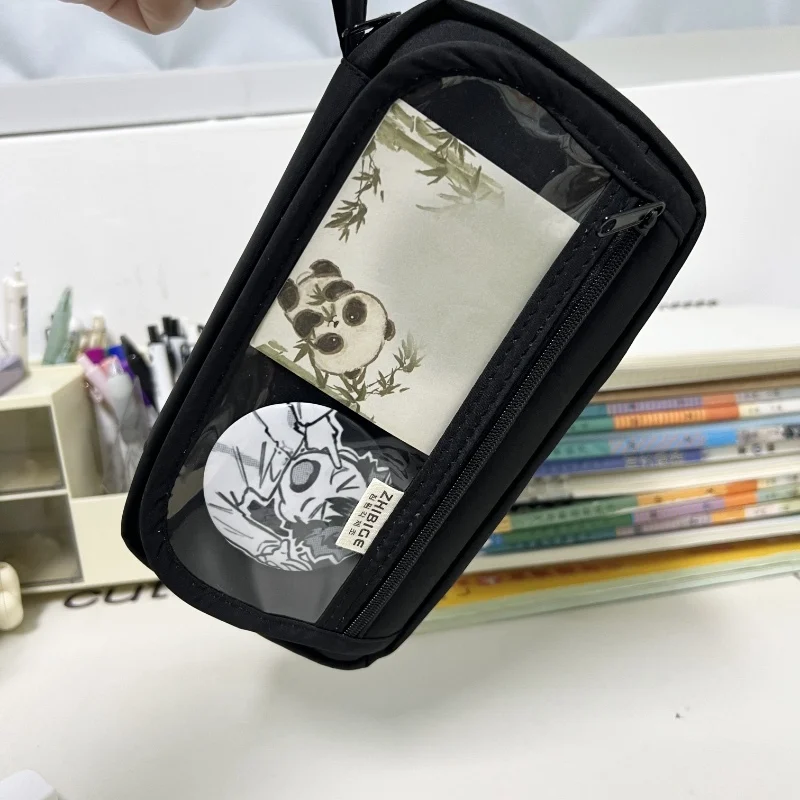Estuche escolar infantil con 3 compartimentos – Bolsa de útiles - imagen 2