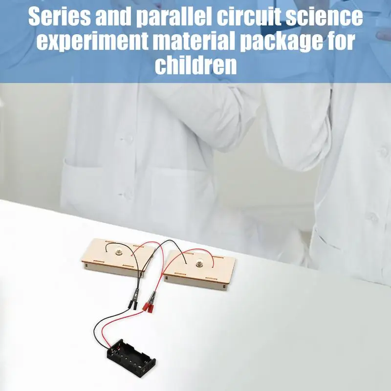Kit de circuito de aprendizaje de laboratorio de ciencia física, Kit de electricidad para niños, circuitos de construcción educativos, juguetes de aprendizaje de ciencia física para - imagen 3