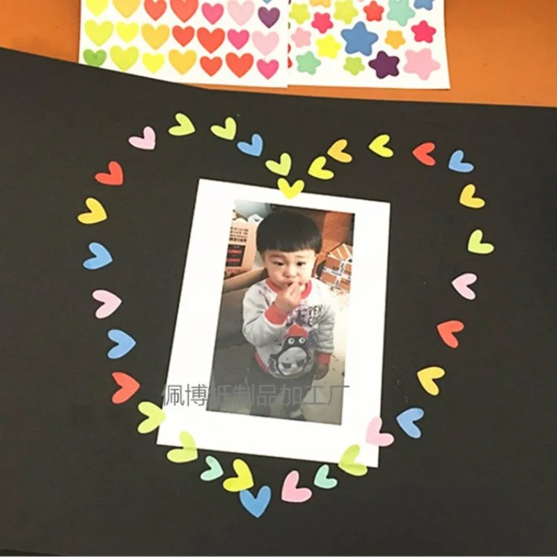 6 hojas de pegatinas recompensa para estudiantes, flor colorida, estrella, corazón, punto, tabla comportamiento, pegatina álbum recortes, suministros y profesores - imagen 3