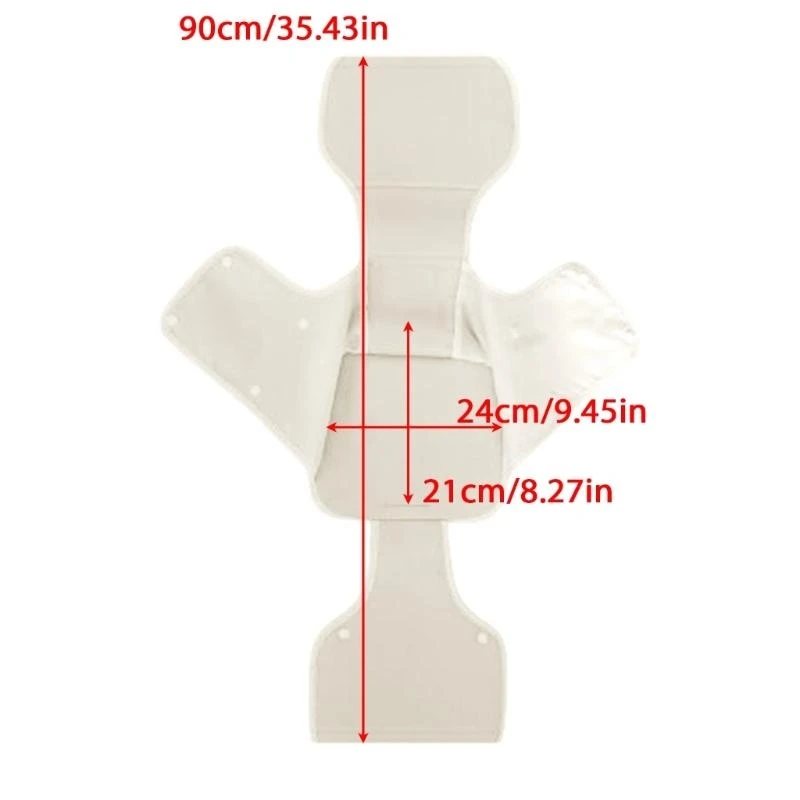 Cojín para cochecitos de bebé, diseño de 5mm de grosor, forro de cochecito suave y transpirable para carrito de transporte de bebés, cómodo y de seguridad - imagen 5