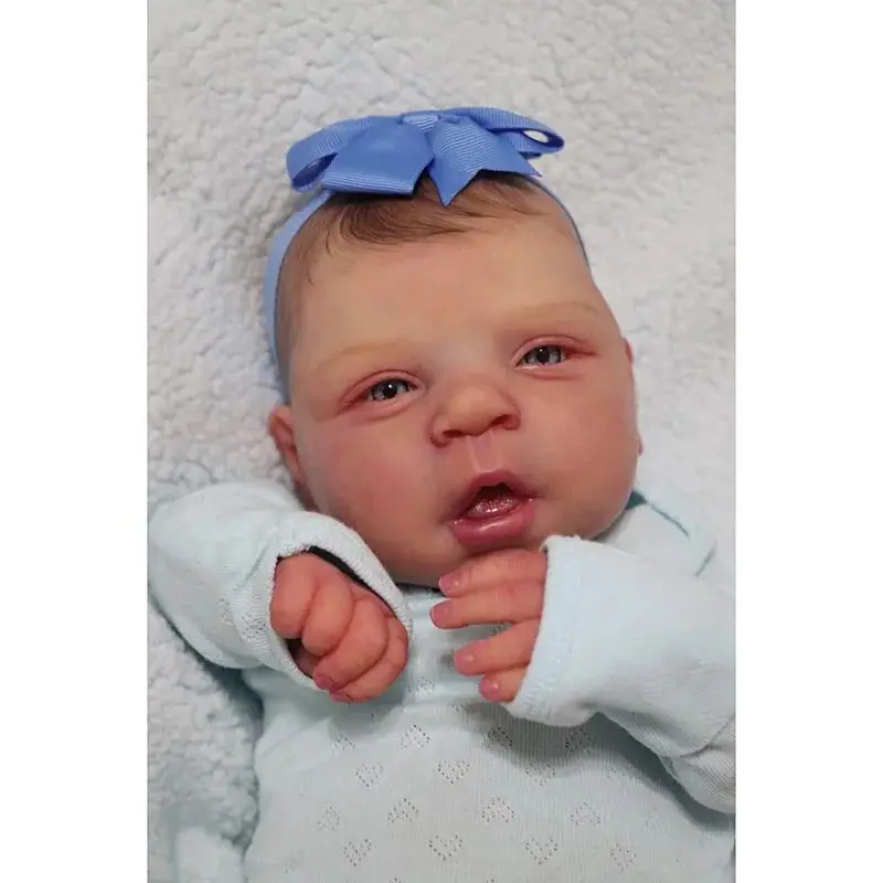 Muñeca reborn realista Estella NPK de aspecto pintado a mano - imagen 3