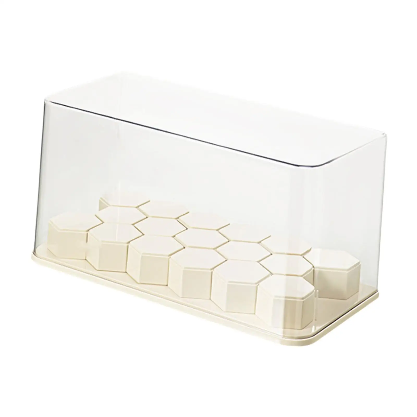 Action Figure Display Case Dustproof Action Figures with Building Blocks