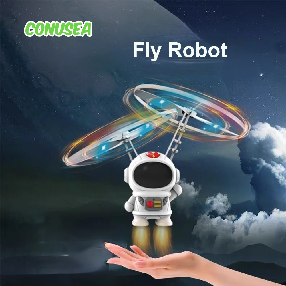 Dron volador OVNI luminoso para niños, juguete de interior y exterior - imagen 5