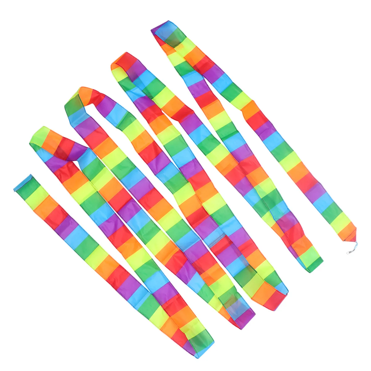 Accesorio para cometa resistente con cola de arcoíris de 15M para volar el viento al aire libre, mejora de movimiento colorida, adecuado para cometas grandes