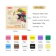 12 Colors(White)