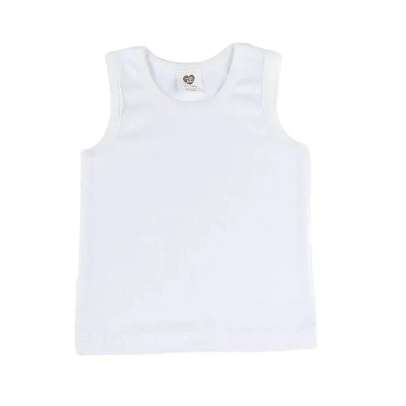 Camiseta sin mangas acanalada para niño y niña – Todas las estaciones