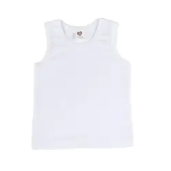 Camiseta sin mangas acanalada para niño y niña – Todas las estaciones
