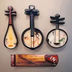 Instrumento musical de madera para casa de muñecas – Miniatura infantil