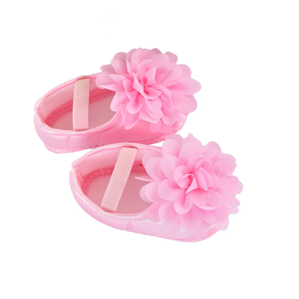 1 par de zapatos de bebé niñas adorables con cordones ligeros suela antideslizante zapatos de cuna para primavera otoño talla 11 rosa - imagen 2