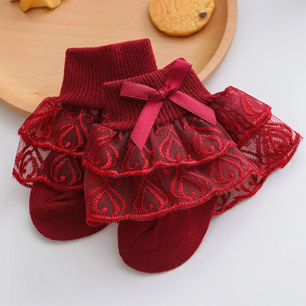 Calcetines tobilleros de encaje suaves para niña en verano - imagen 3