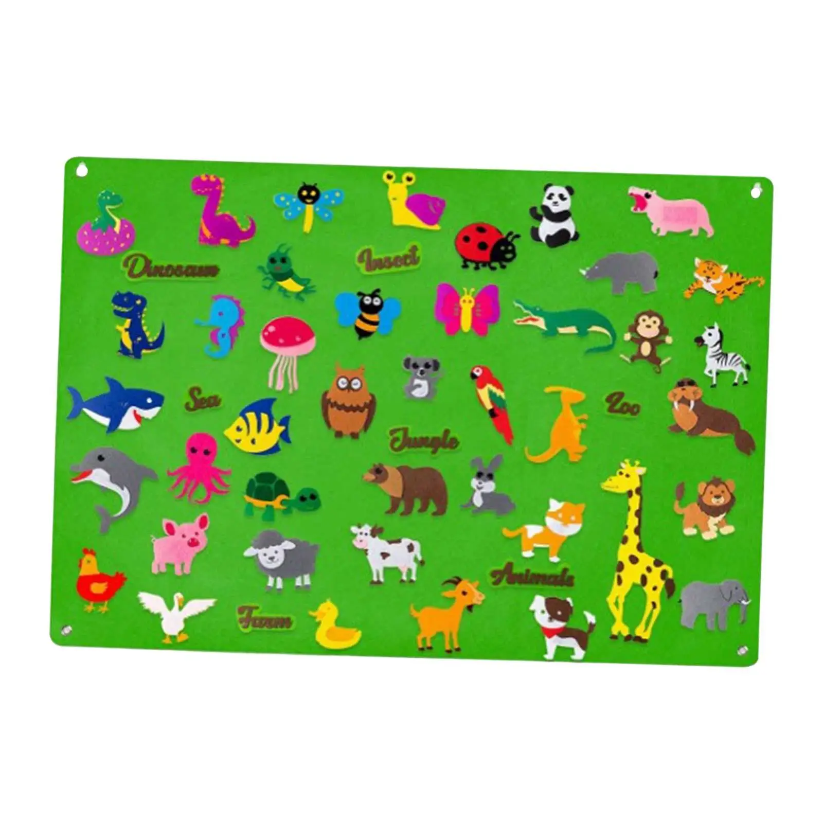 Felt Story Board Early Learning Toy Portable for Preschool Toddlers Girls