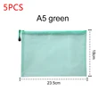 A5 5 PIEZAS VERDE