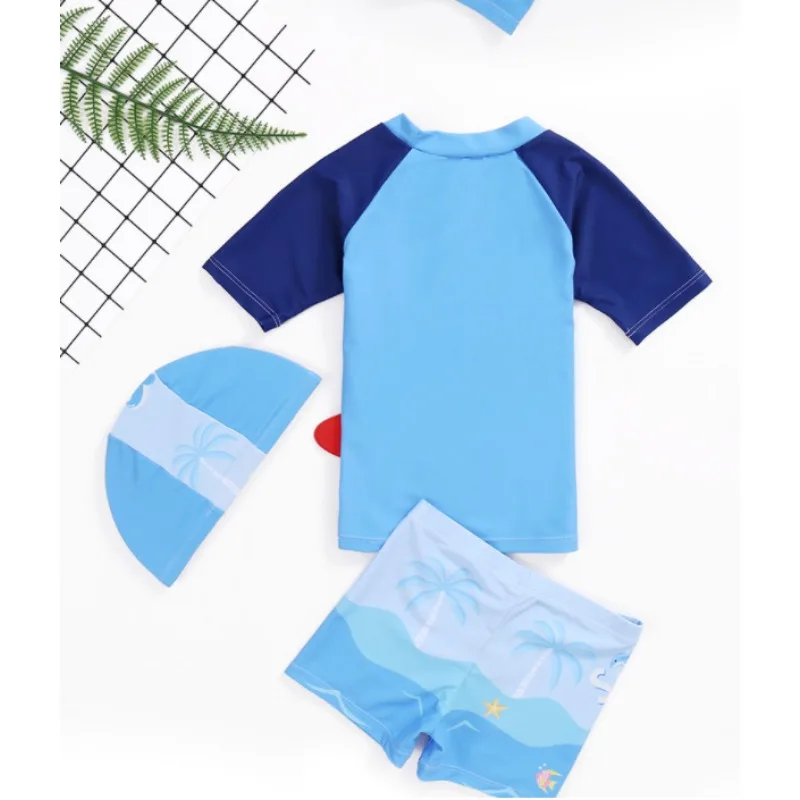 Bañador infantil UV con capucha - Tiburón para niños - imagen 4