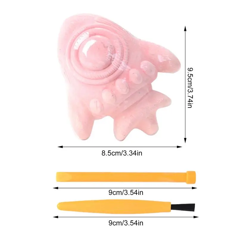 Kit de excavación de gemas en forma de cohete, juego de excavación de cristal para niños, excavación de piedras preciosas, excavación de cristal - imagen 5