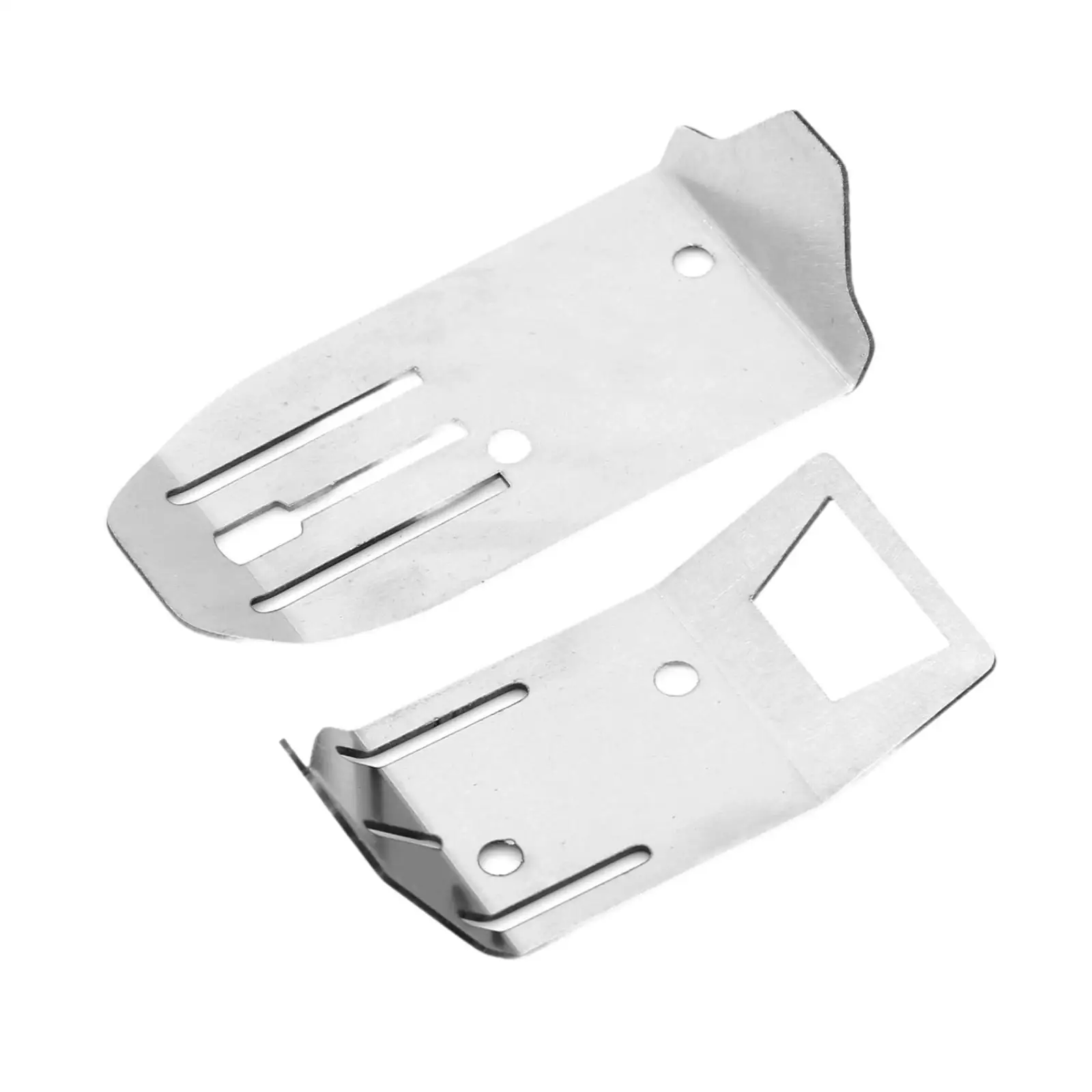 2 Pieces Stainless Steel Chassis Skid Plate for Ara2106 1/18 RC Model Car