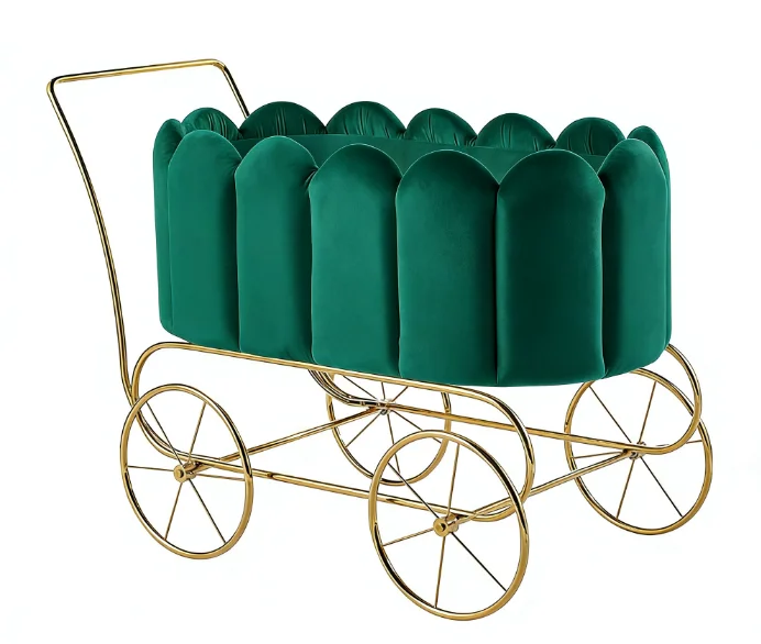 Cochecito de bebé de moda de cuna recién nacida extraíble sin pintura cuna personalizada - imagen 2