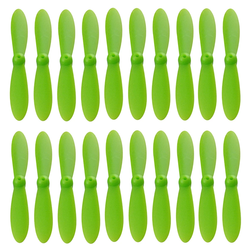20 unids/pack juego de hélice tornillo de aire de repuesto para Cheerson CX 10 Mini Drone Quadcopter helicóptero RC accesorios 5 colores - imagen 5
