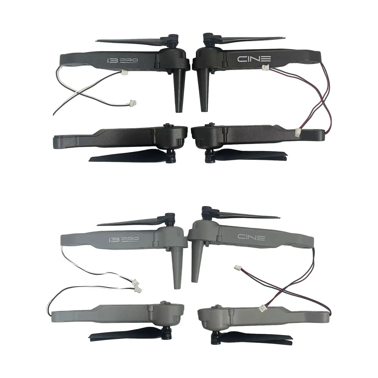 Drone Motor Arm Set Lightweight Easy to Install with Engine Professional Repair Parts DIY Accessory for Z908 Pro Drone Replaces